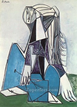 Artworks by 350 Famous Artists Painting - Portrait of Sylvette David 05 1954 Pablo Picasso